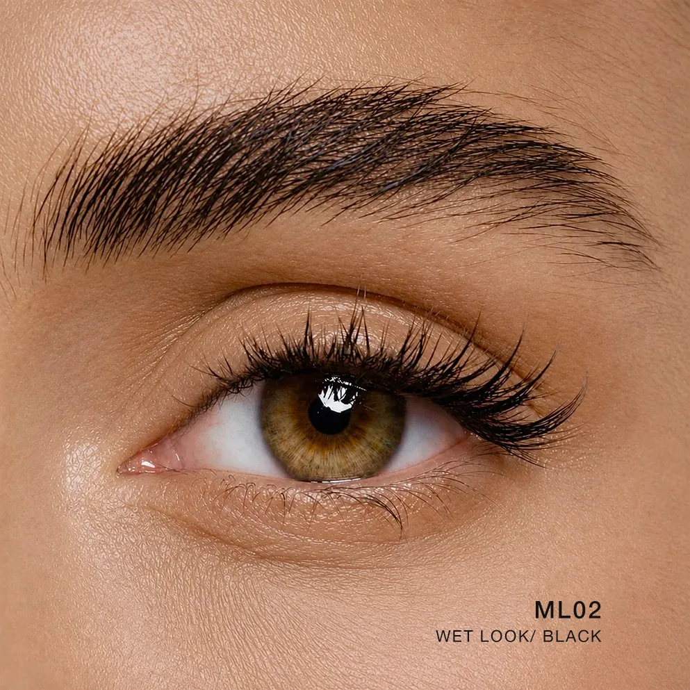individual wet look lash clusters
